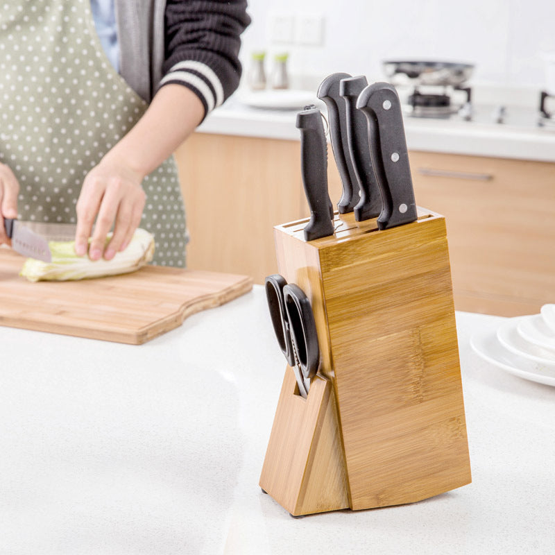 Bamboo Knife Holder