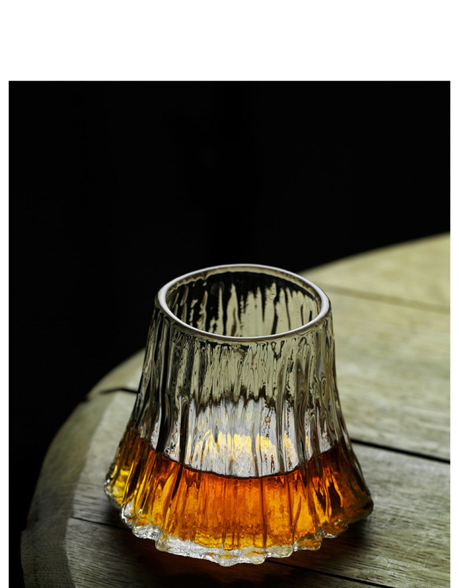 Flame Mount Cup Whiskey Glass