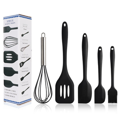 5-piece silicone kitchenware set