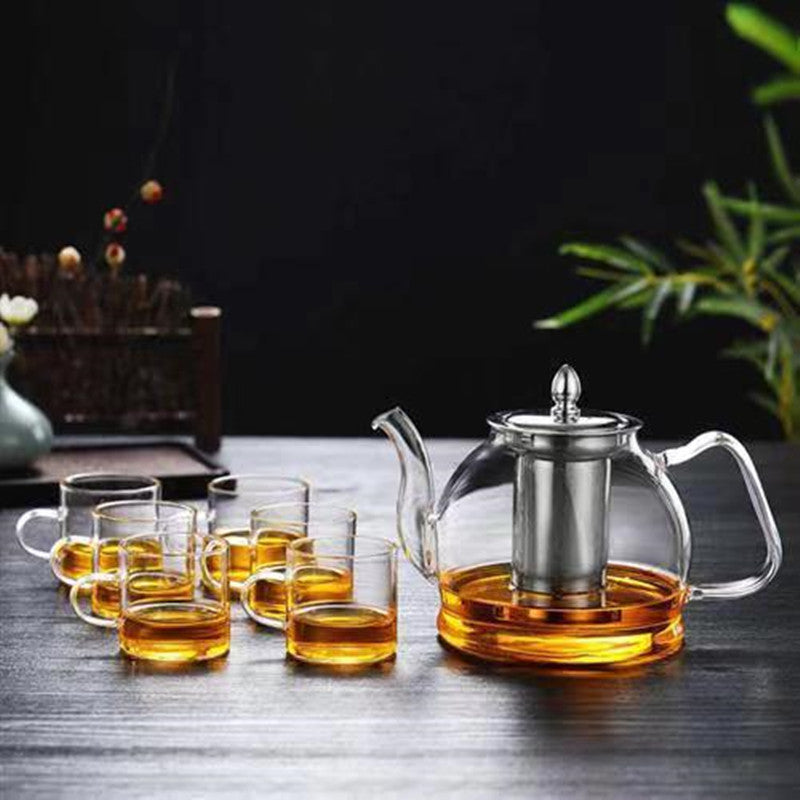 High Borosilicate Glass Health Kettle Heat-resistant Large-capacity Water Kettle