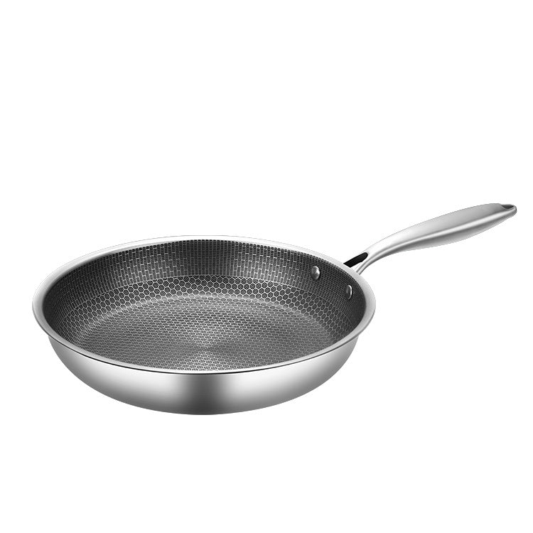 Stainless Steel Full Screen Honeycomb Frying Pan