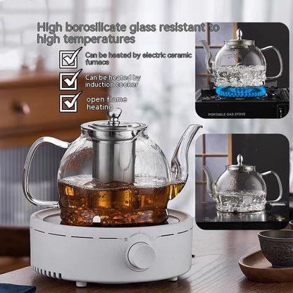 High Borosilicate Glass Health Kettle Heat-resistant Large-capacity Water Kettle