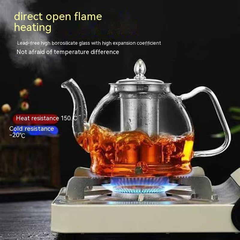 High Borosilicate Glass Health Kettle Heat-resistant Large-capacity Water Kettle